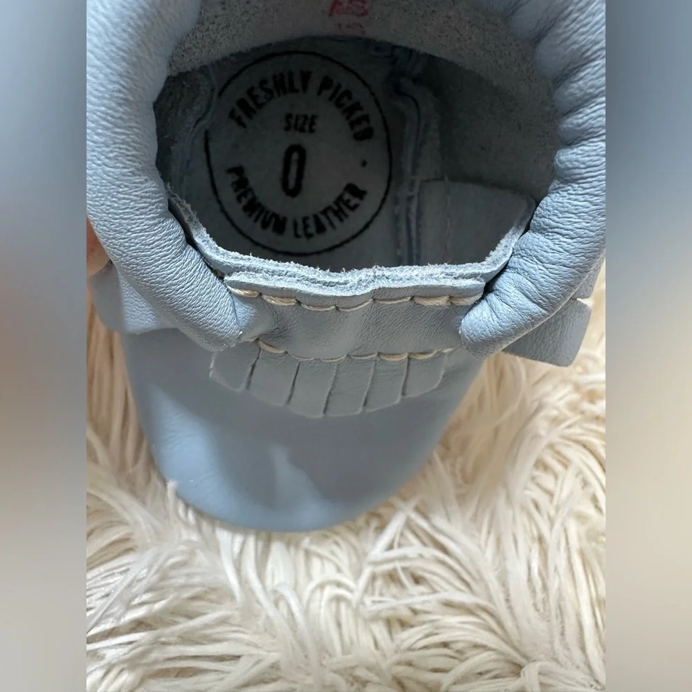 Freshly Picked premium leather Baby moccasins